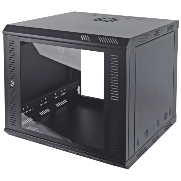 Wall-mount network rack